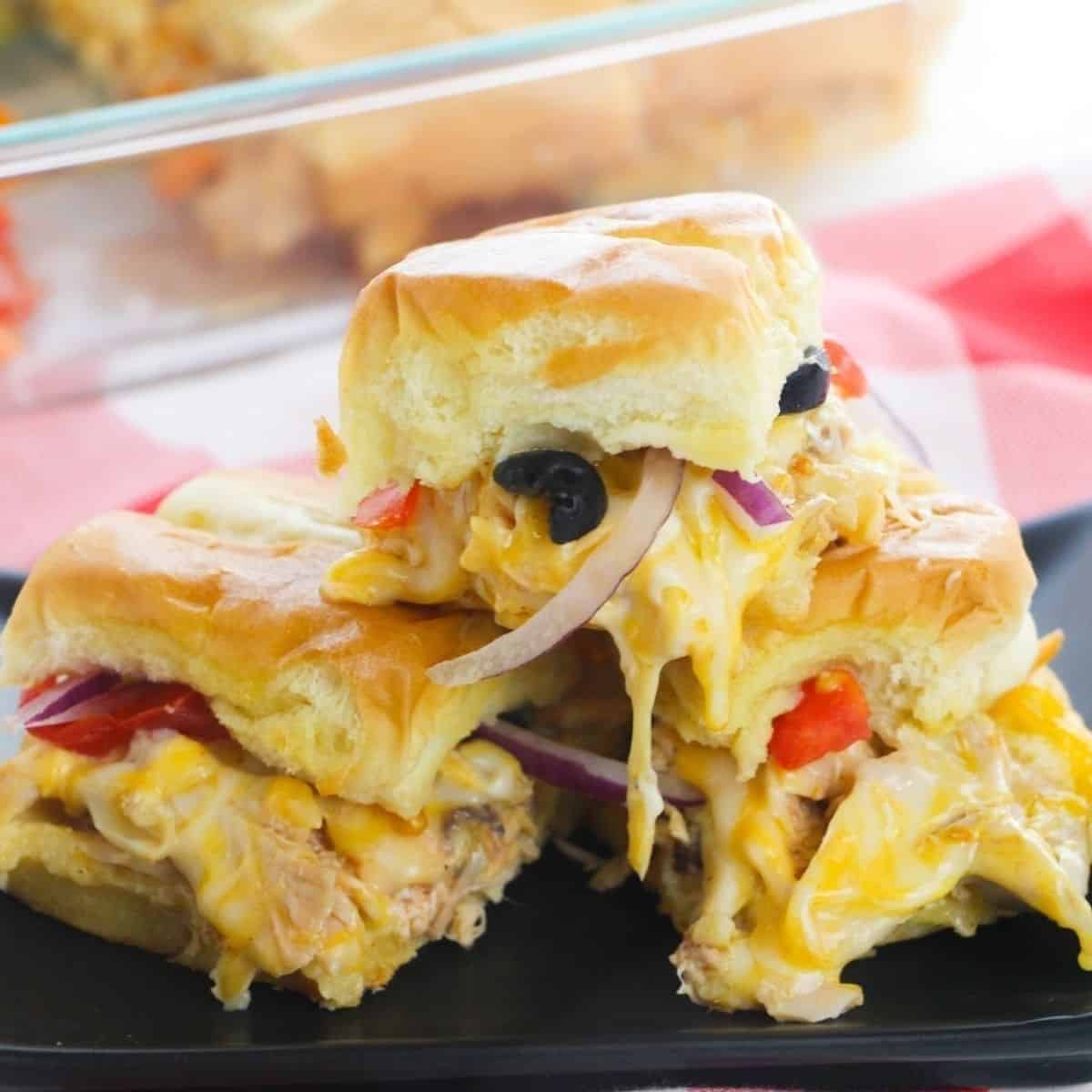 Enchilada Chicken Sliders Recipe