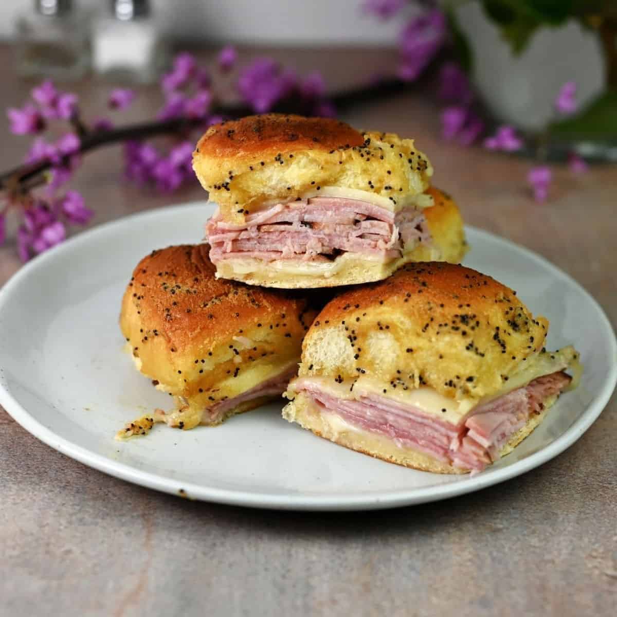 Ham And Cheese Sliders In The Air Fryer