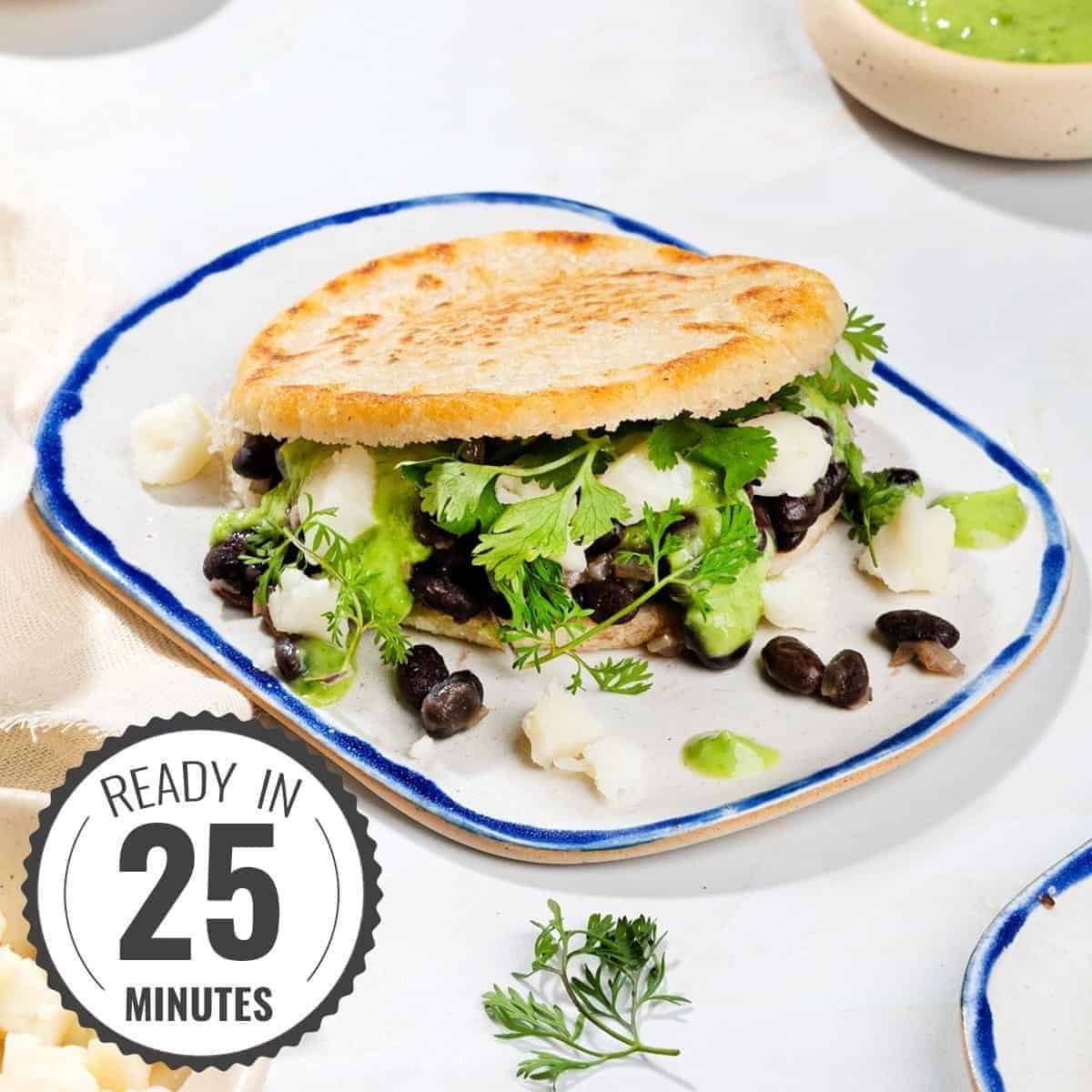 Healthy Vegetarian Arepas