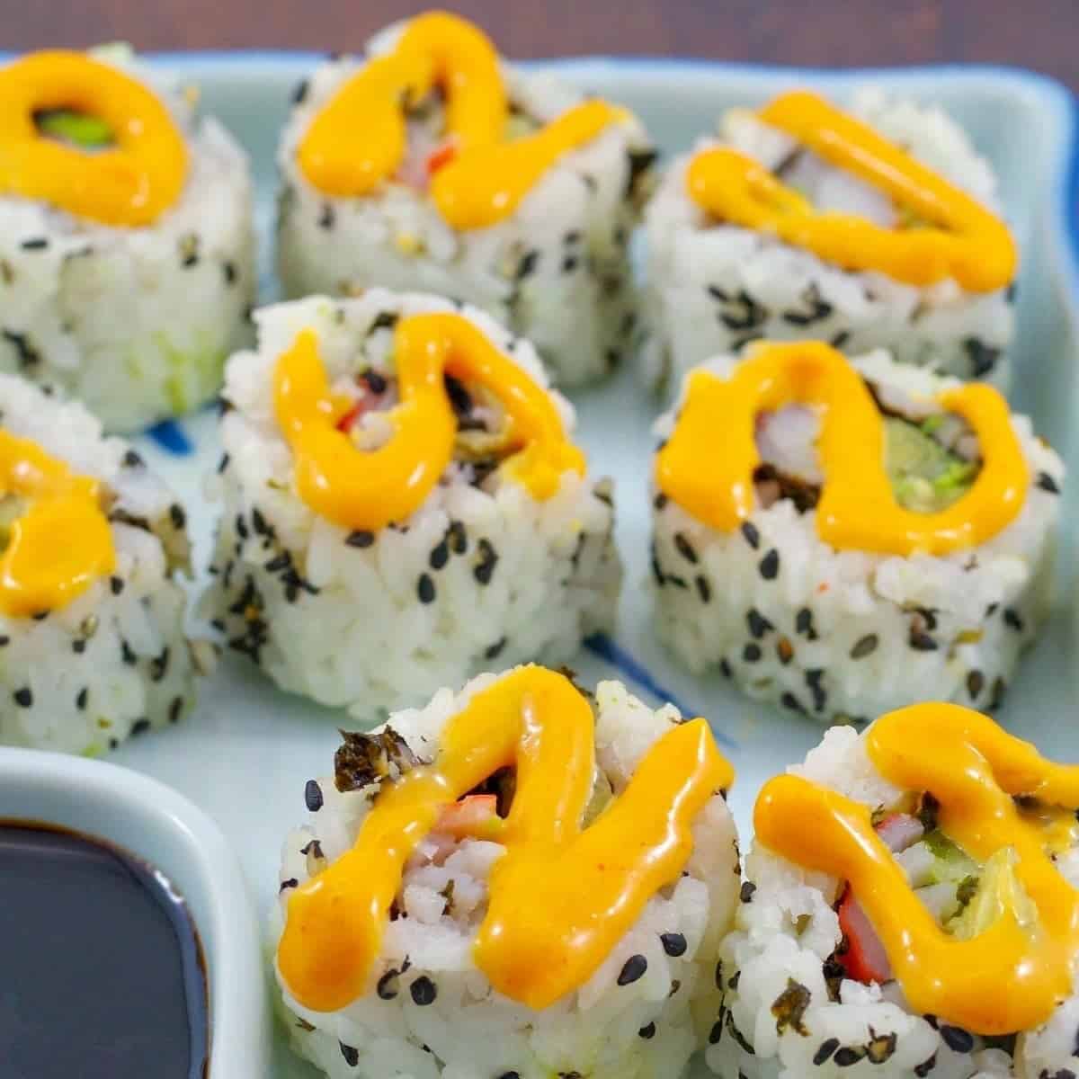 Homemade California Rolls Sushi