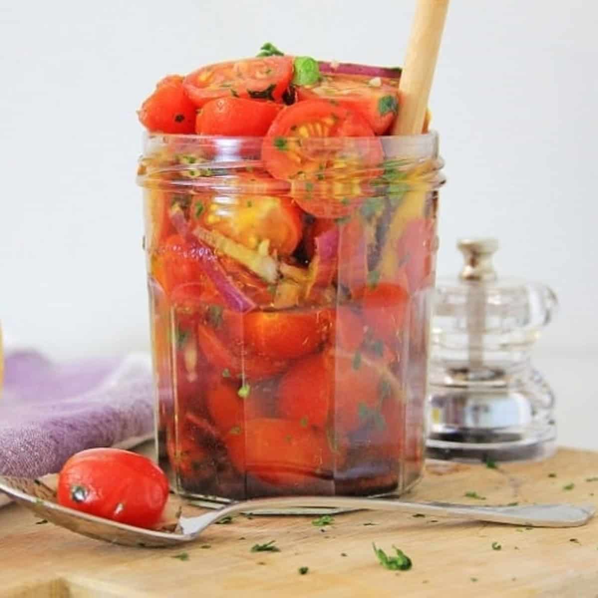 Homemade Cherry Tomato Relish Recipe For Fish Or Pork