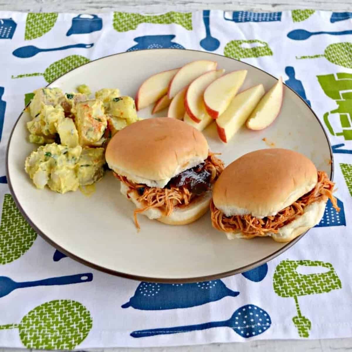 Instant Pot Bbq Chicken Sliders