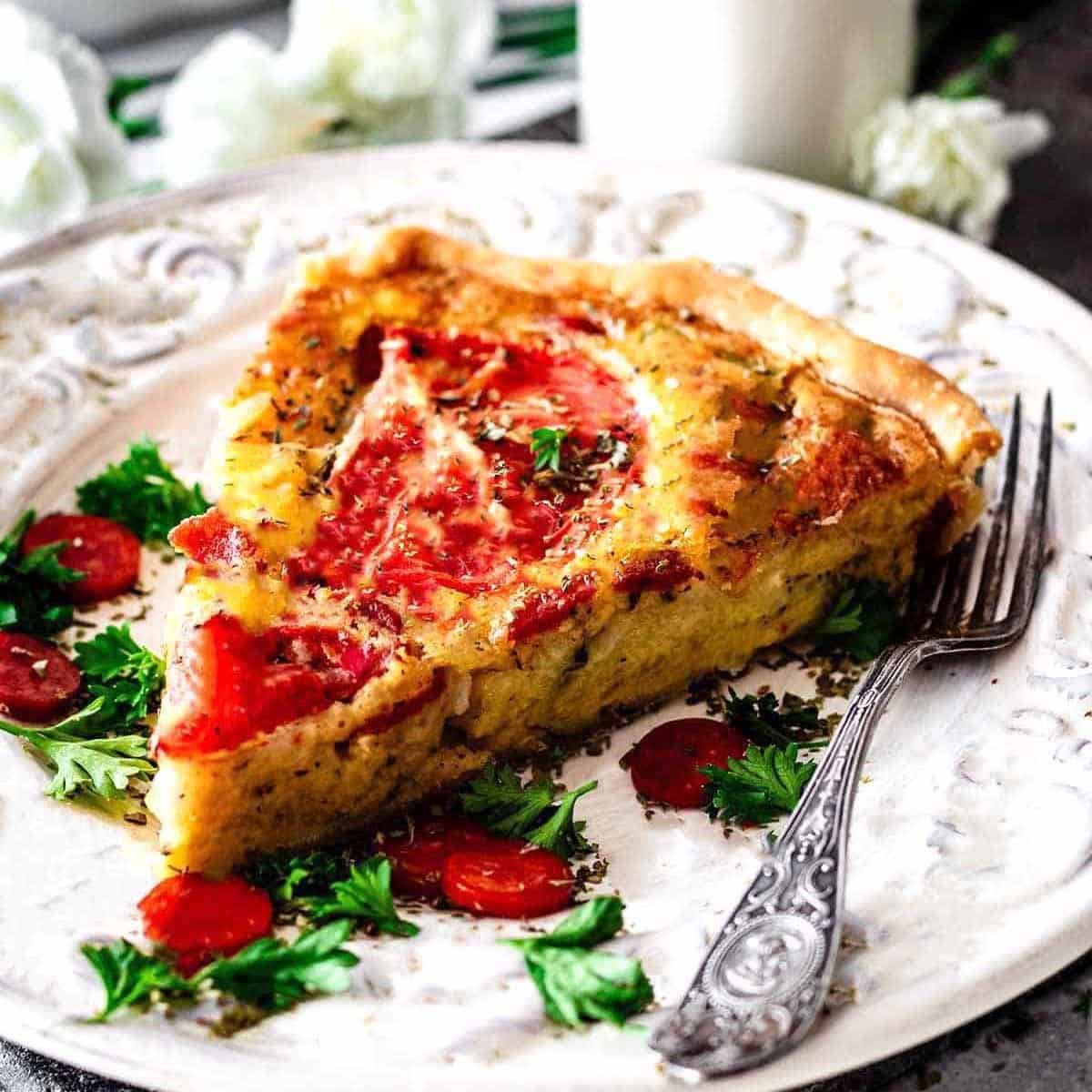 Italian Quiche Easy Brunch Recipe