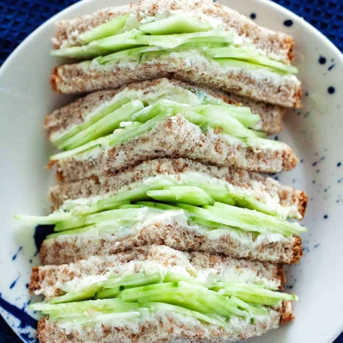Jalapeno Cucumber Sandwiches