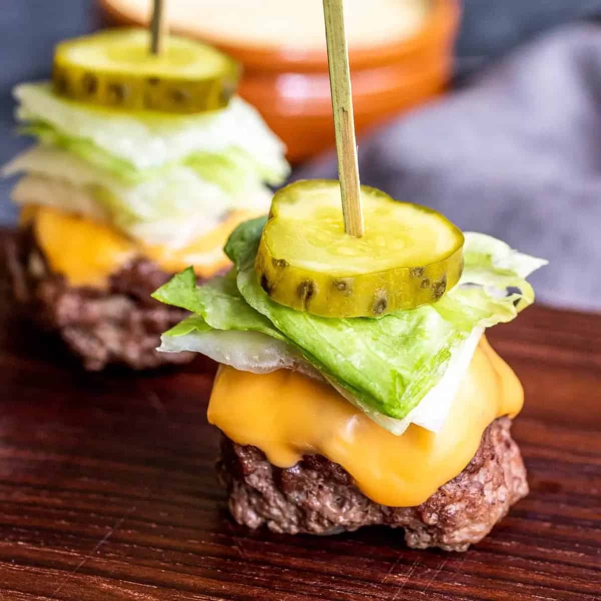 Keto Big Mac Bites