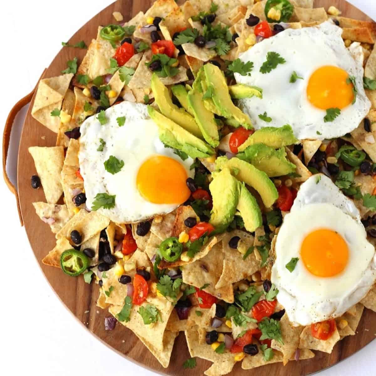 Loaded Brunch Nachos