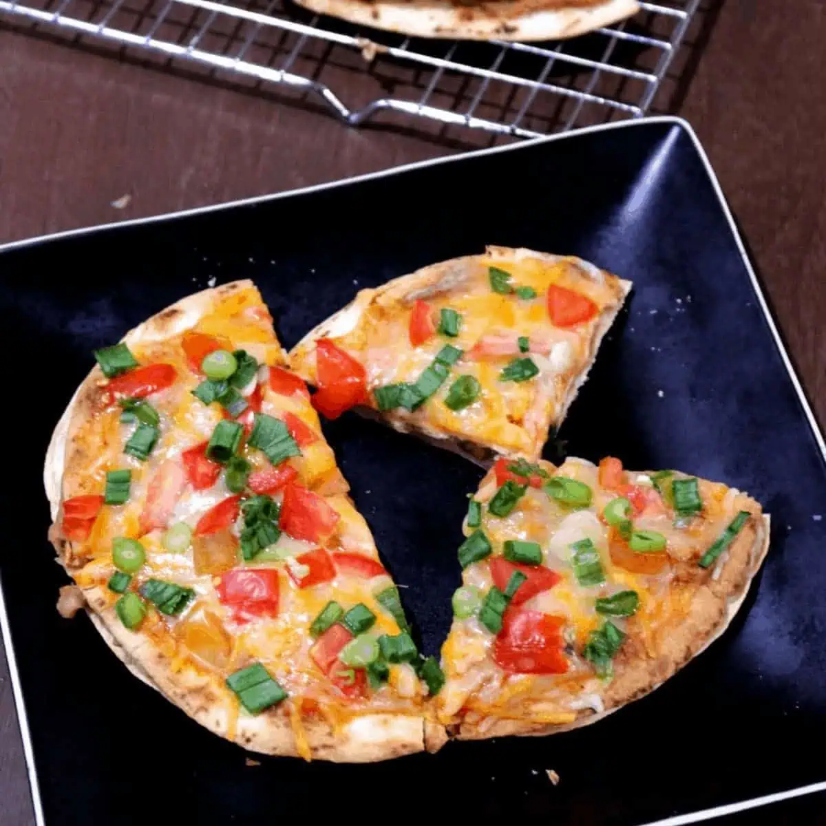 Mexican Pizza Taco Bell Style Vegetarian Mexican Pizza