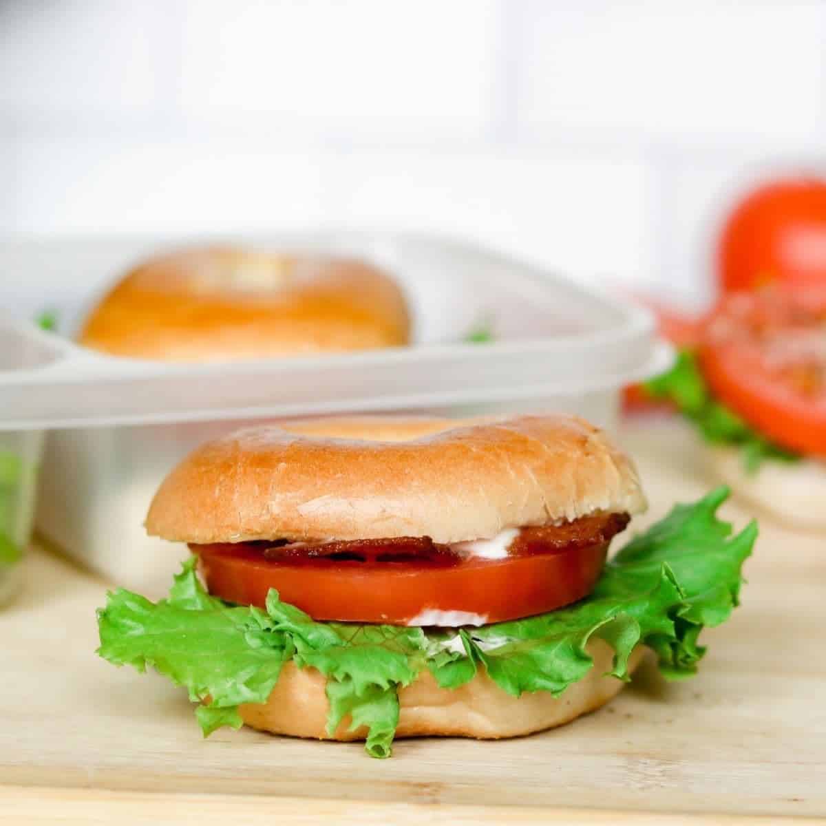 Mini Blt Bagel Sandwich