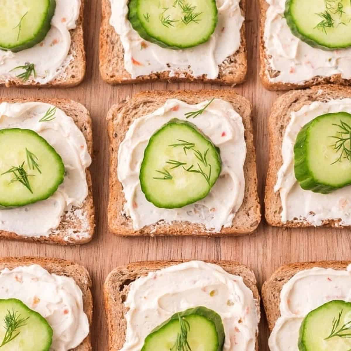 Mini Cucumber Sandwiches