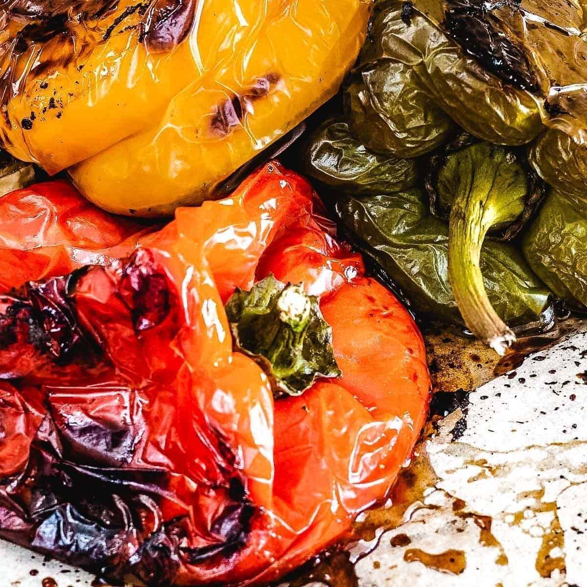 Oven Roasted Bell Peppers