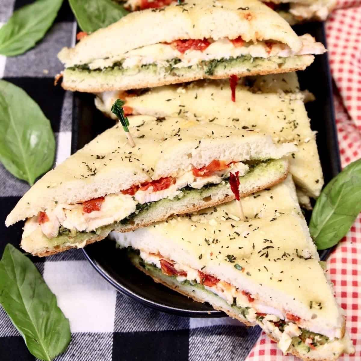 Pesto Chicken Sandwiches