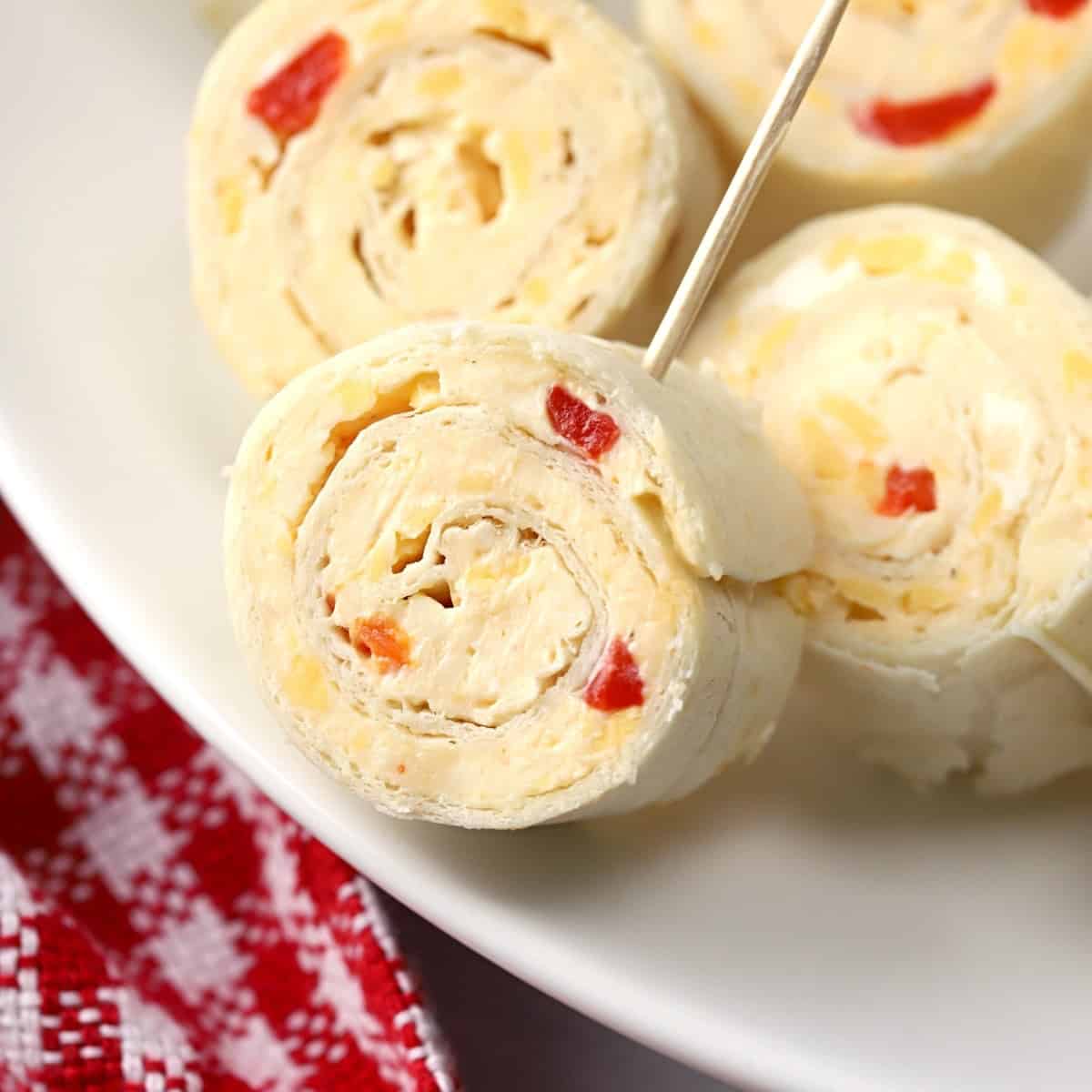 Pimento Cheese Pinwheel Sandwiches