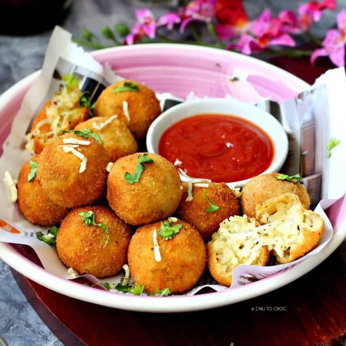 Potato And Cheese Balls