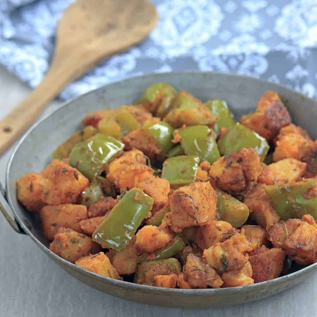Potato Bell Pepper Stir Fry