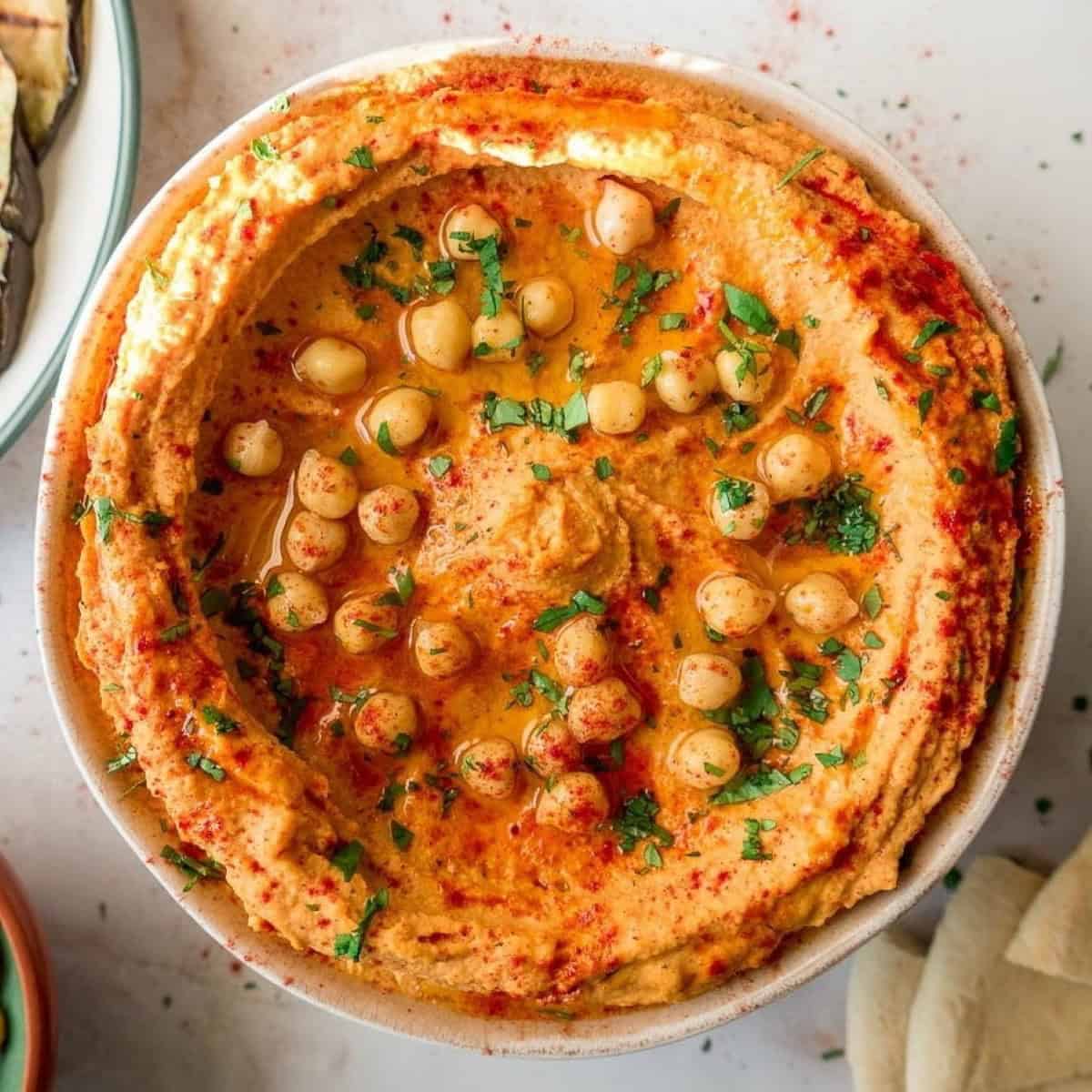 Roasted Red Pepper Hummus