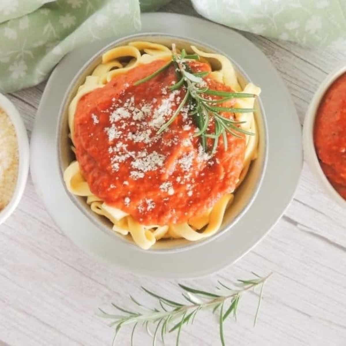 Roasted Tomato Sauce From Cherry Tomatoes