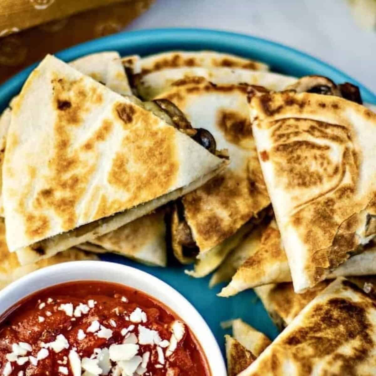 Sausage Mushroom Pizzadillas