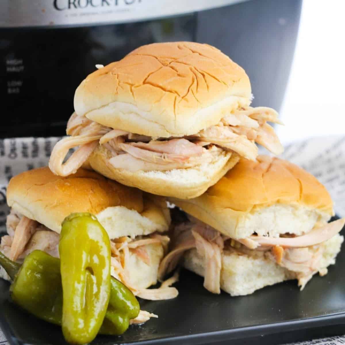 Slow Cooker Mississippi Chicken