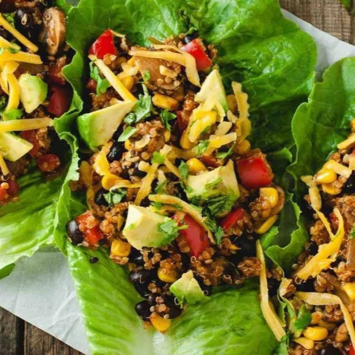 Taco Vegetarian Lettuce Wraps