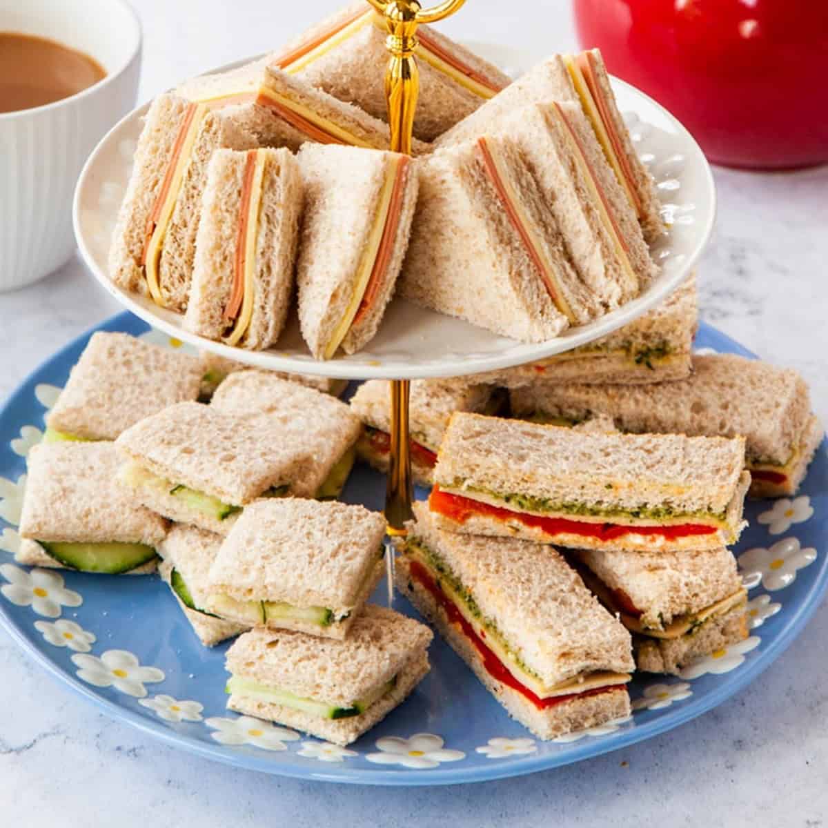 Vegan Tea Sandwiches Quorn