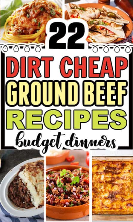 cheap ground beef budget dinner recipes perfect for a family