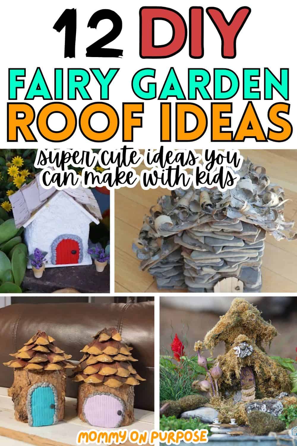 diy fairy garden roof ideas