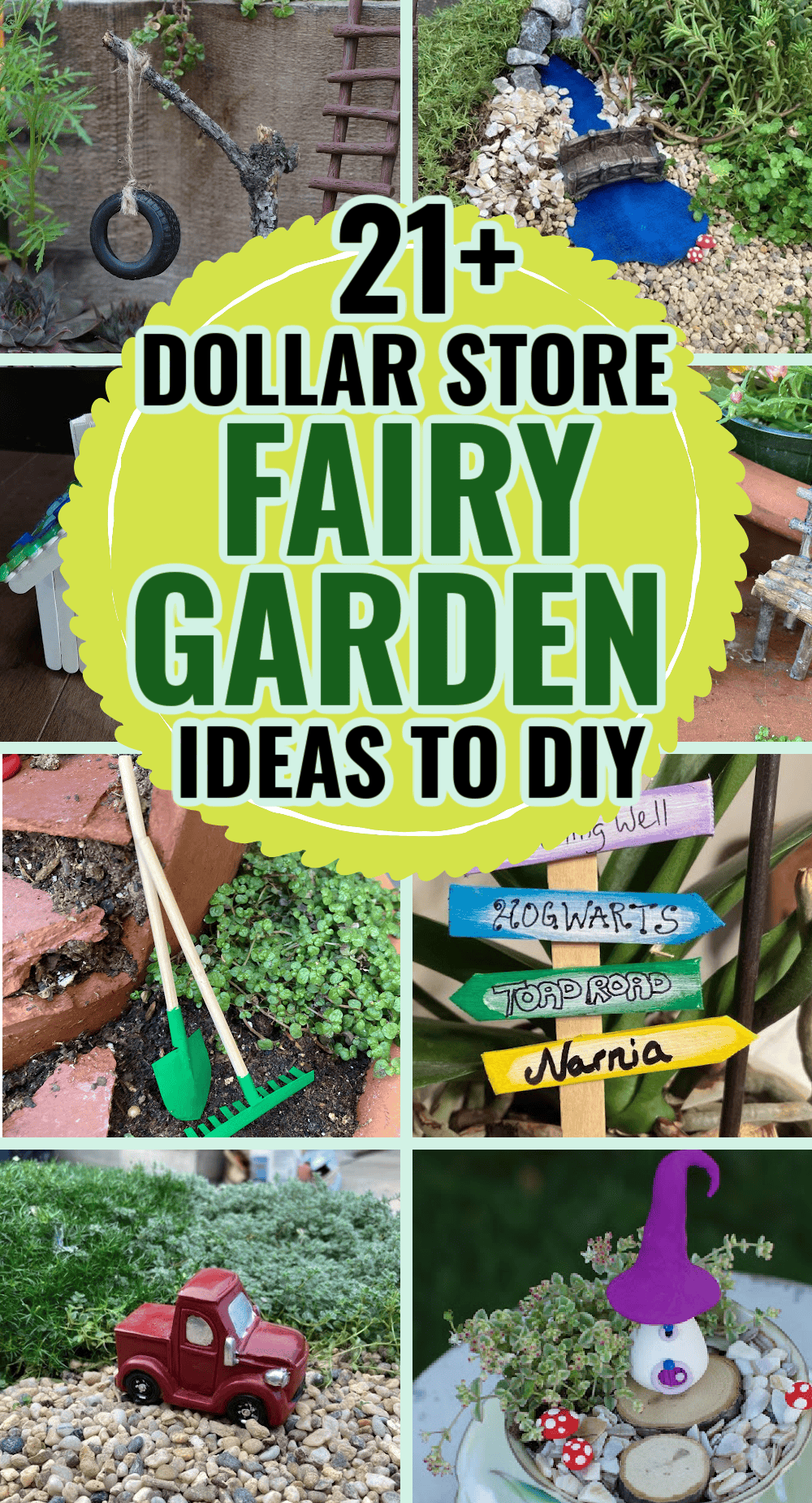 dollar tree fairy garden ideas
