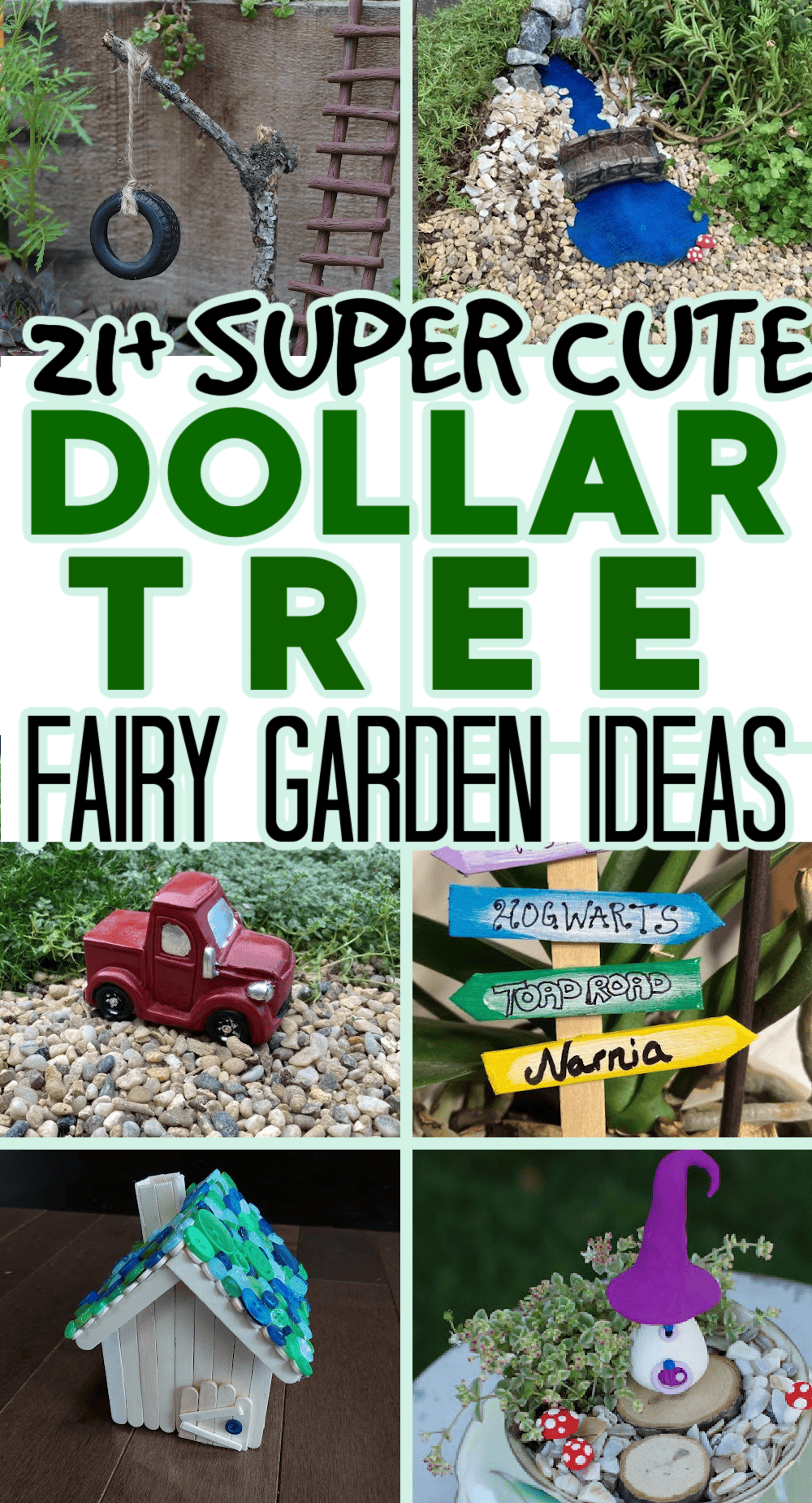 dollar tree fairy garden ideas