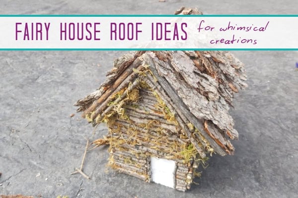 12 creative fairy garden roof ideas