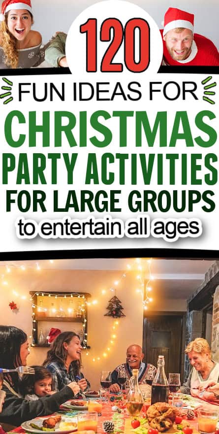 christmas party activities for a large group